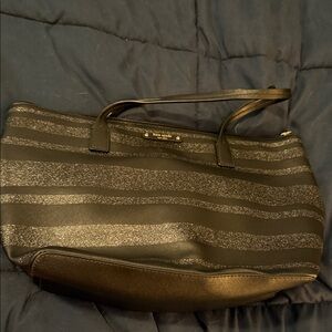 Kate Spade Black Striped Women's Bag